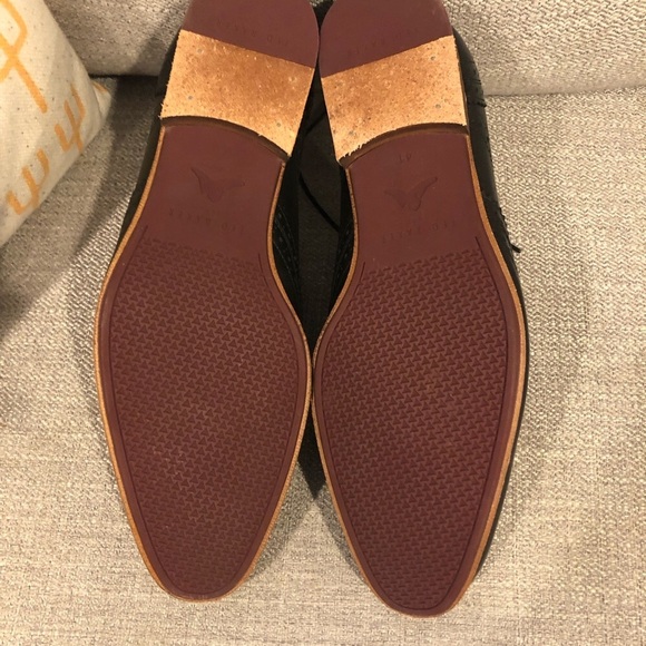 Ted Baker Black Granet Oxfords - Picture 10 of 12